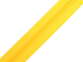 Reißverschluss meterware Nylon 4mm gelb 