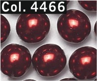 Renaissance Perlen 8 mm  bordeux 