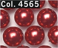 Renaissance Perlen 8 mm  rot 