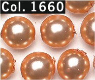 Renaissance Perlen 8 mm bronze 