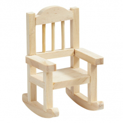 Schaukelstuhl 3,5 x 3,5 x 7 cm 