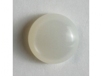 schlichter Puppenknopf - Größe: 8mm - Farbe: weiß - Art.Nr. 181074 