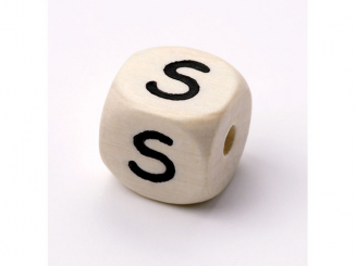 Schnulli-Buchstaben-Würfel 10 mm Ahorn natur hell S