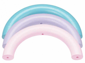 Schnulli-Halbring 100/14 mm, 3 Bohrungen 