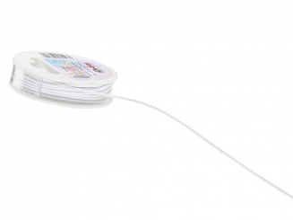 Schnulli-Kordel geflochten 1,8 mm pro meter  Dehnung35%,EN71 creme, 