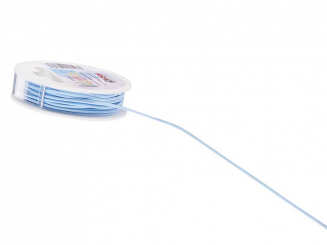 Schnulli-Kordel geflochten 1,8 mm pro meter  Dehnung35%,EN71 blau 