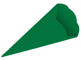 Schultüte 20 x 68 cm grün 