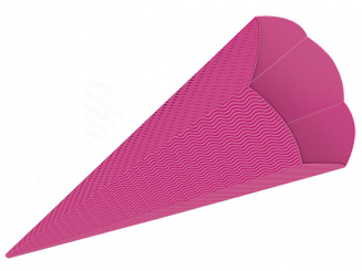 Schultüte 20 x 68 cm, pink 