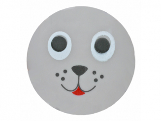 Seehundknopf Polyamidmit Öse ø 15mm taupe 