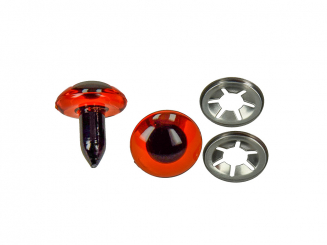 Sicherheitsaugen-braun 2 Stk. ø16 mm