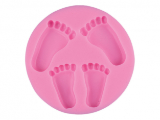 Silikon Form SB1 Füße x4 Ø 10x1.2cm 