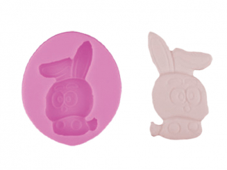 Silikon Form SB1 Hase 7.6x6.5x1.2cm 