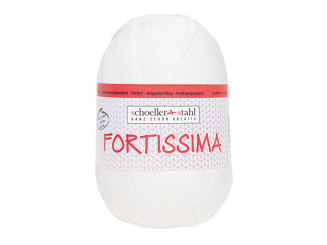Sockenwolle Fortissima 100 uni Farbe 2024 brillantweiß