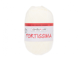 Sockenwolle Fortissima 100 uni Farbe 2048 natur