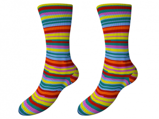 Sockenwolle Fortissima Rigato color Farbe 579 Mika