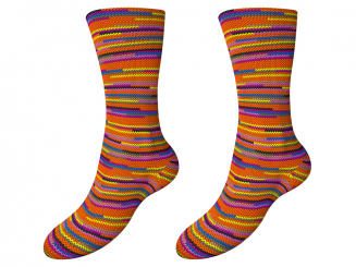 Sockenwolle Fortissima Rosenheim color Farbe 234 kürbis