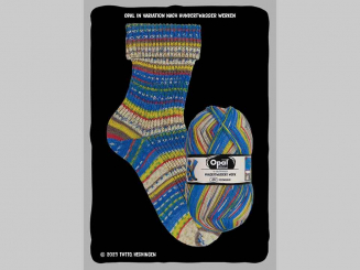 Sockenwolle Opal 4fach Hundertwasser IV 422 Regenbaum