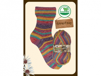 Sockenwolle Opal 4fach Schafpate 17 Farbe 11590 Streifzug