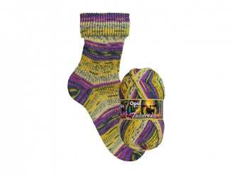 Sockenwolle Opal 4fach Zauberwald Farbe 11442 die Bootsfahrt zum Mond