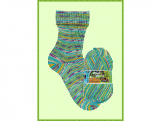 Sockenwolle Opal 4fach Lieblingsplatz Bunter Gartenplatz