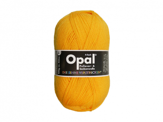 Sockenwolle Opal 4fädig uni SONNENGELB