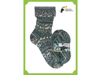 Sockenwolle Opal Regenwald 21 Kapitänin Schildi