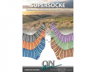 Sockenwolle Supersocke Merino extrafein Sort. 382 