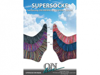 Sockenwolle Supersocke Merino extrafein Sort.390 