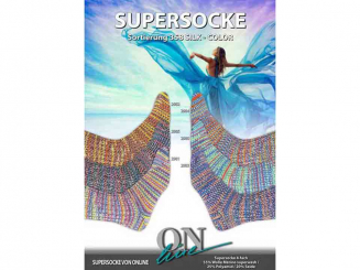 Sockenwolle Supersocke Silk color Sort. 358 
