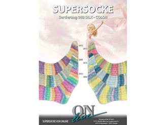 Sockenwolle Supersocke silk-color Sort. 348 