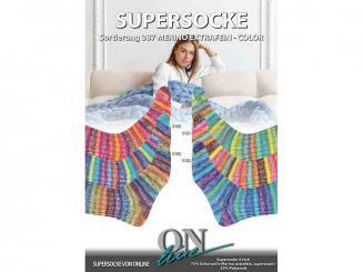Sockenwolle Supersocke Merino.extrafein Sort.387 