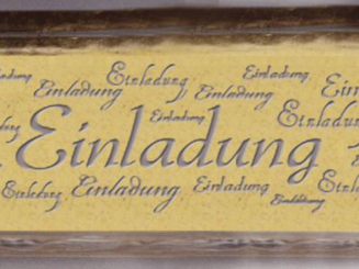 Stempel Einladung-124x33mm 