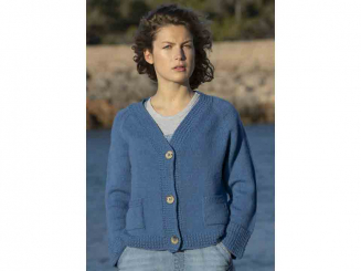 Strickanleitung Damencardigan Merino 120 EXP 