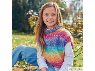 Strickanleitung Kinderpulli Funny Azteca 
