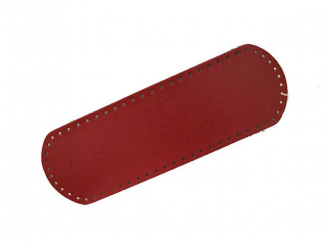 Taschenboden rechteckig Ecoline 21x8cm Kunstleder bordeaux bordeux