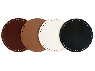 Taschenboden rund Ecoline Ø 28cm Kunstleder 