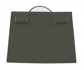 Taschenklappe Sicily 30x26cm grau 