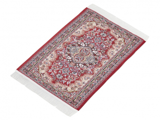 Teppich 15 x 10 cm rot 