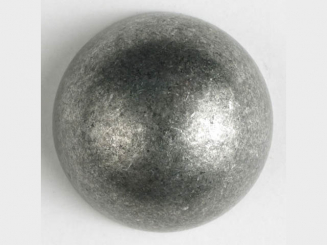 Vollmetallknopf, halbrund mit Öse - Größe: 20mm - Farbe: altzinn - 