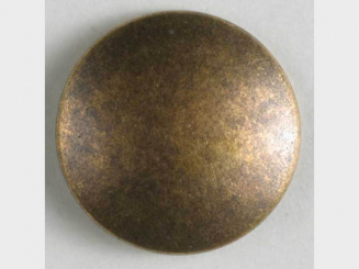 Vollmetallknopf mit Öse - Größe: 15mm - Farbe: altmessing - Art.Nr. 