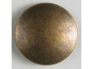 Vollmetallknopf, unverfälscht schlicht, mit Öse - Größe: 23mm - 