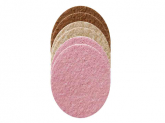 Wollwalk Flicken rosa 10 x 8 cm 