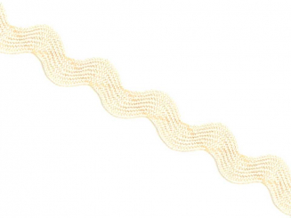 Zackenlitze 10 mm beige