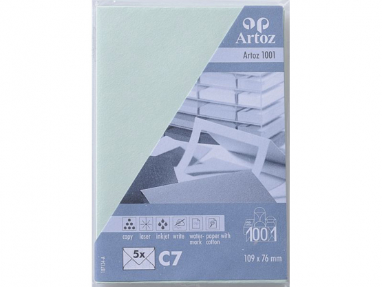 1001 Pkg 5 Kuverts C7 mint