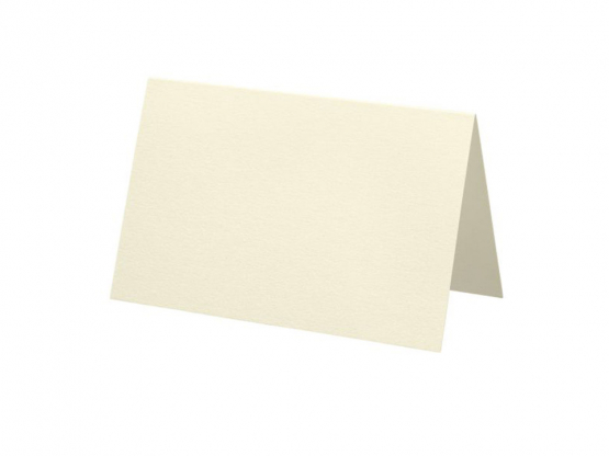 1001 Pkg 5 Tischkarte 10x9 cm ivory