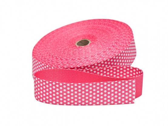 Gurtband 30 mm, Punkte-rosa 