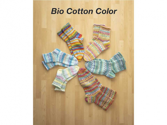 Anleitung Socken stricken mit Bio Cotton Color 
