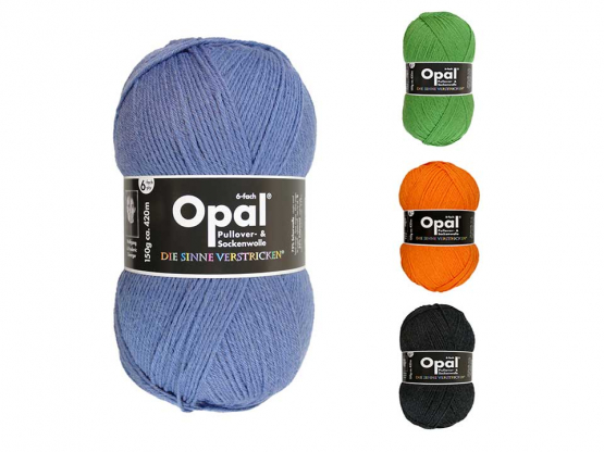 Sockenwolle Opal 6fädig uni 