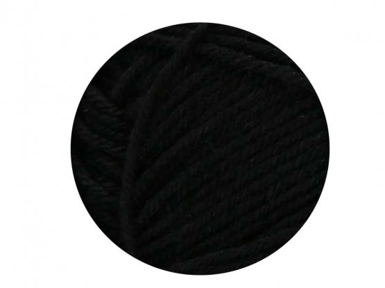Sockenwolle Supersocke Silk schwarz