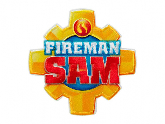 Applikation Fireman Sam© LOGO 7,0 x 7,0 cm 